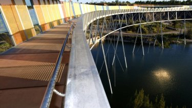 The award-winning ring walk surrounding the old brick pit. 