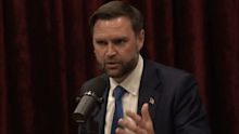 JD Vance speaking on the Joe Rogan Experience podcast.