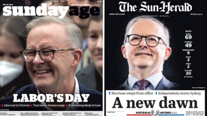How the Australian media covered Labor’s historic election win