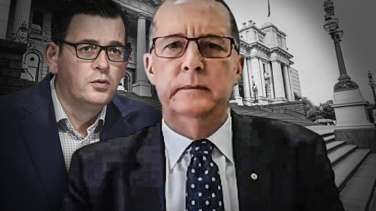 The secretary of the Premier's department, Chris Eccles, resigned on Monday.