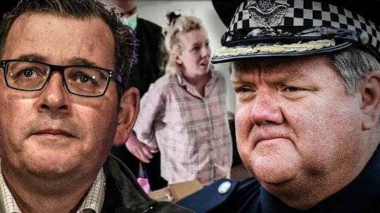 Zoe Buhler, who was arrested and handcuffed for encouraging an anti-lockdown protest in Melbourne, says police were heavy-handed.