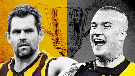 Luke Hodge and Dustin Martin.