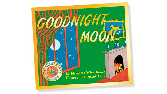 Goodnight Moon is about a small rabbit in pyjamas that says goodnight to a series of inanimate objects. Designed to help children sleep it has the added bonus of keeping adults awake with its creepy storyline.
