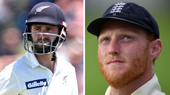 Kane Williamson and Ben Stokes.