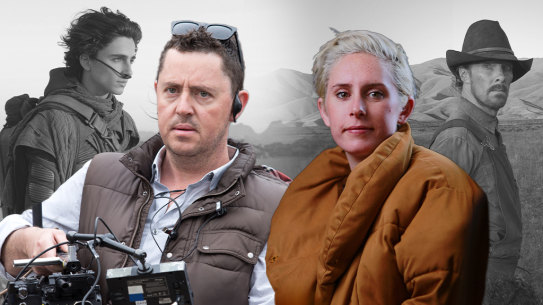 Greig Fraser, left, and Ari Wegner have both been nominated for Oscars.