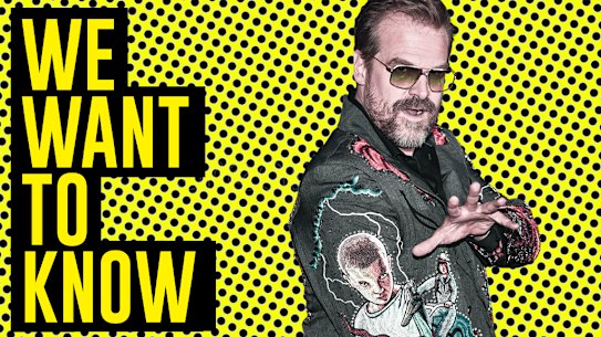 How did David Harbour become Mr Lily Allen?