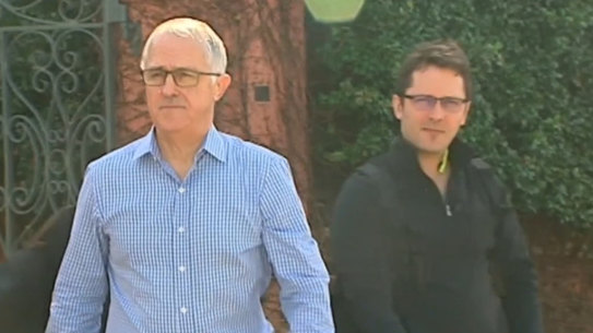 Malcolm Turnbull's son recorded a robocall for activist group GetUp! in Flinders.