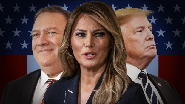 US election 2020 as it happened: Melania Trump, Mike Pompeo and Eric Trump spoke at RNC day two