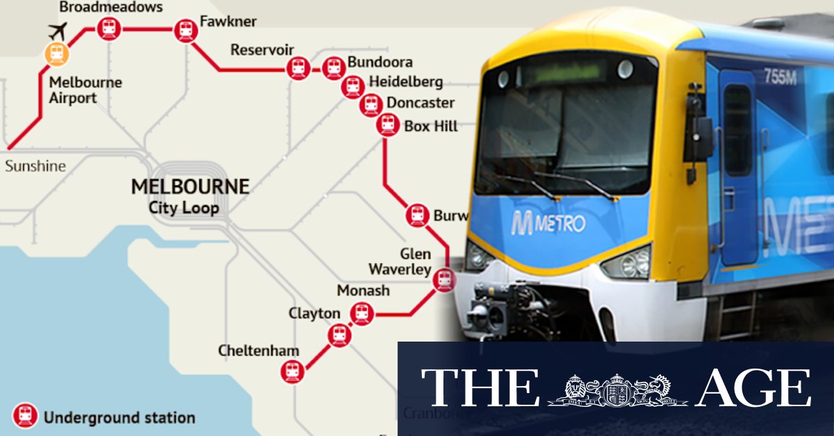 Victoria's Suburban Rail Loop: Experts say special levy could be needed to cover funding hole - Vimarsana News