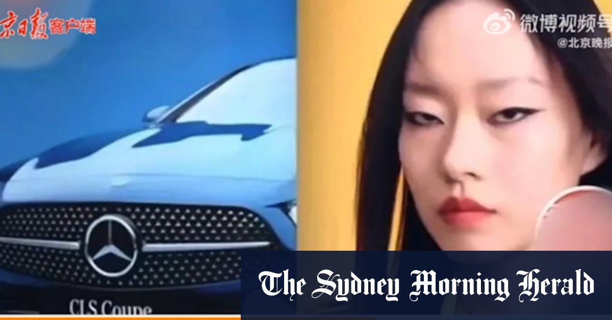 Mercedes swept up in China internet furore over model's 'slanted eyes' - Vimarsana News