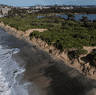 Beach erosion