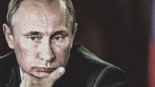 Vladimir Putin: "Blending media manipulation, social media disinformation and distortion."