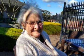 Wendy Evans’ mother, Dorothy, 95, is in a Melbourne aged care home.