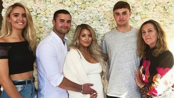 The Rebelo family (from left): Monique, Andre with then-girlfriend Gracie Piscopo, Fabian and Colleen Rebelo.