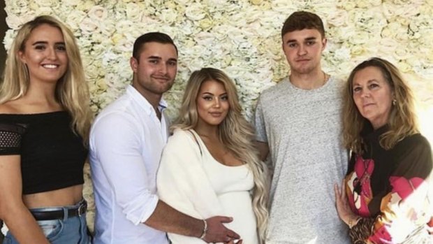The Rebelo family (from left): Monique, Andre with then-girlfriend Gracie Piscopo, Fabian and Colleen Rebelo.