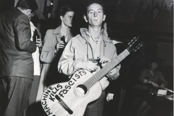 Woody Guthrie hated Donald Trump's father and sang about his racist rental policies. 