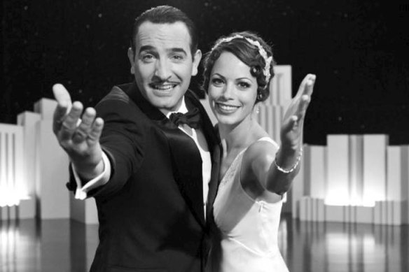 The Artist ... Jean Dujardin, left, and Berenice Bejo in The Artist.