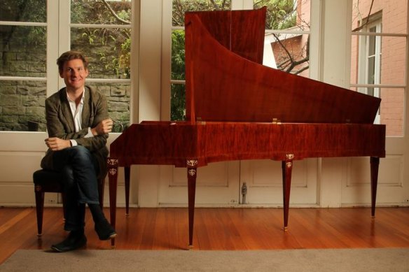 Fortepiano player Kristian Bezuidenhout.