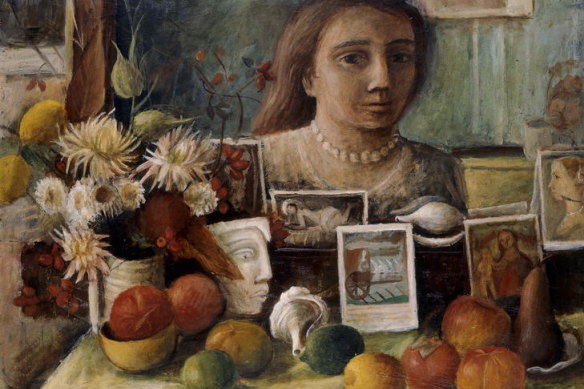 Margaret Olley's Portrait in the Mirror.