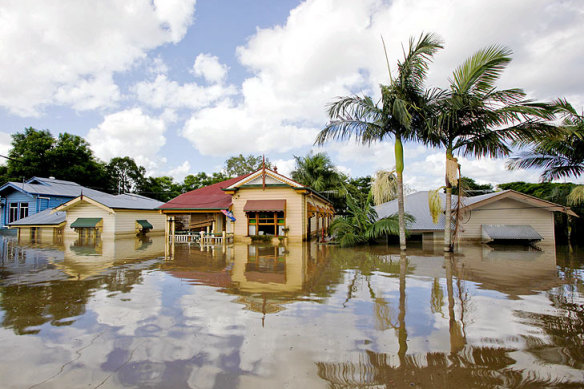 The January floods left many Brisbane residents owing mortgages on damaged or destroyed homes.