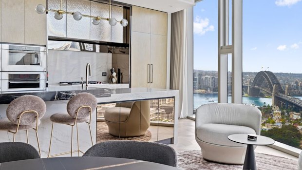One half of the Tartaks whole level ownership in Barangaroo’s Crown Towers.