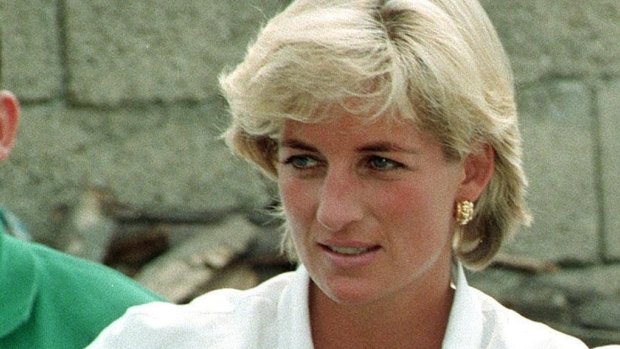 A more relaxed princess, Diana.