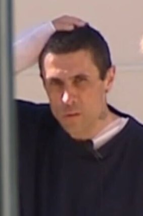 Roderick Holohan pictured during his trial in 2010 for attacking police officer Samantha Barlow.