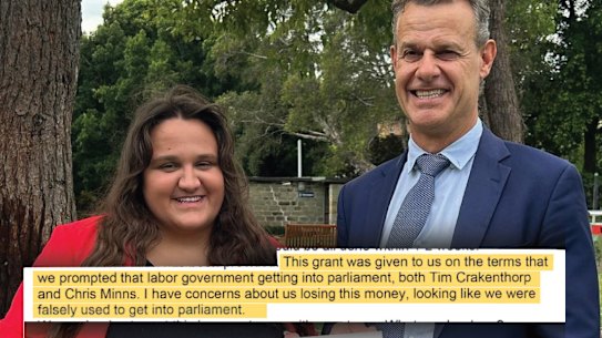 Sarah Williams was awarded the Newcastle Local Woman of the Year by Newcastle MP Tim Crakanthorp in March 2023. 