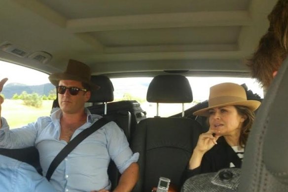 Karl Stefanovic and Lisa Wilkinson on a national tour with Today.
