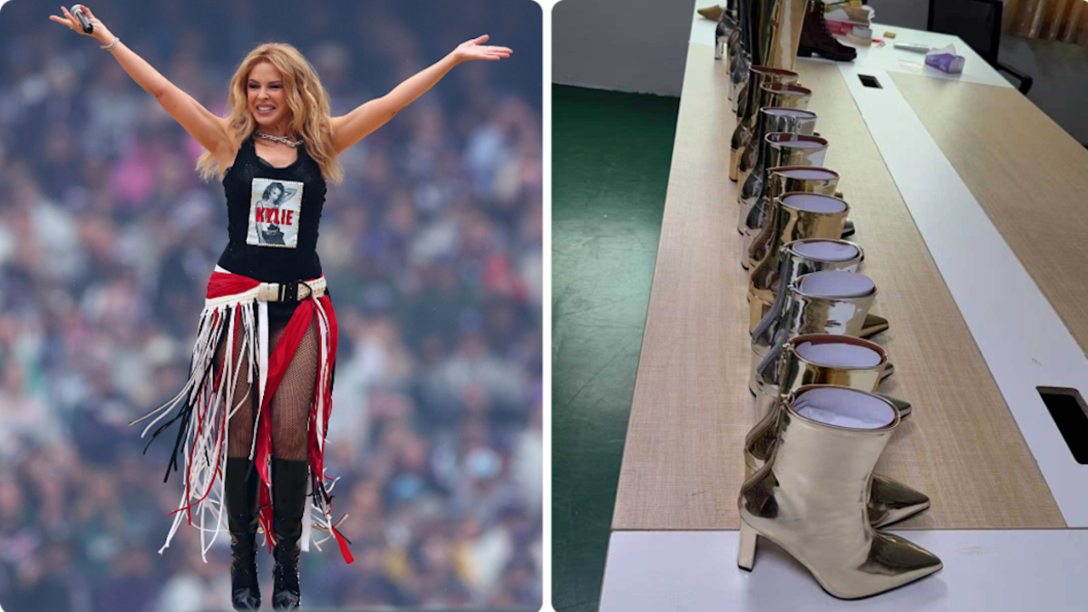 Kylie Minogue illumine la grande finale de l'AFL malgré la pluie