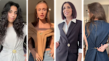 TikTok creators @alishamghl, @esmecarpenter, @TheStylistTwins and @ashleydianeevans demonstrate different ways to use the accessory.