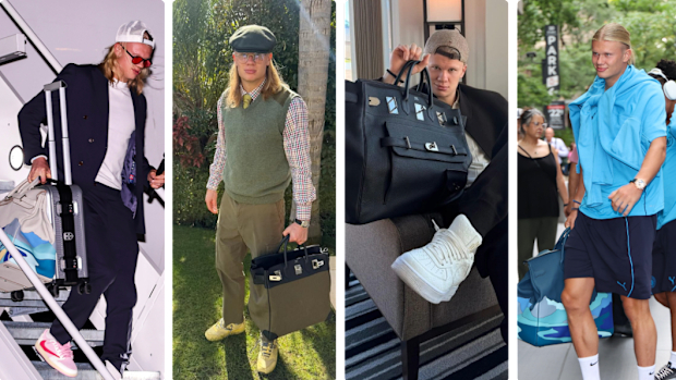 Erling Haaland's designer handbags