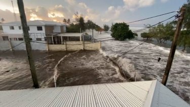 A communications blackout has made it hard to get news out of Tonga, but damage is thought to be extensive.
