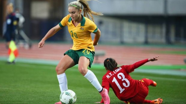 Matildas teenage star Ellie Carpenter says Australia can win the World Cup in France next year. 