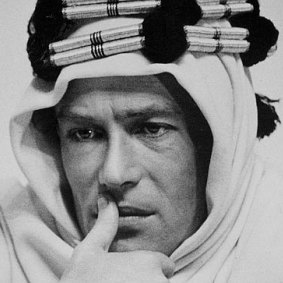 Peter O’Toole as the sunsmart Lawrence of Arabia.