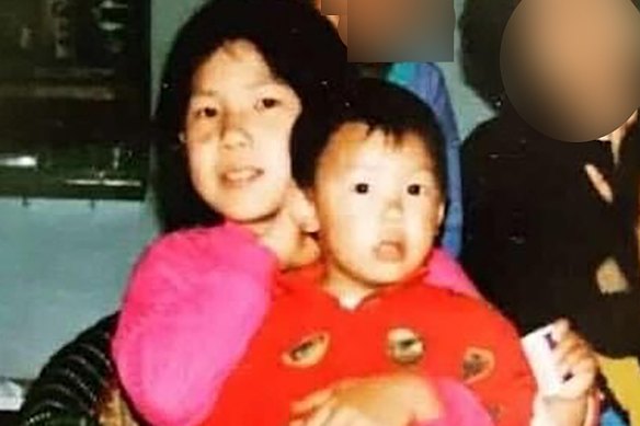 Lily Chan with her brother Seva when they were younger.