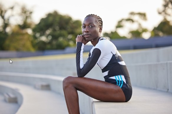 Athlete Bendere Oboya came to Australia when she was three. Her father was a political prisoner in Ethiopia before fleeing the country.
