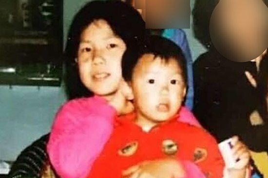 Lily Chan with her brother Seva when they were younger.