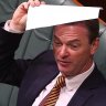 We're not going to sit for it: Pyne's old tactics return to haunt him