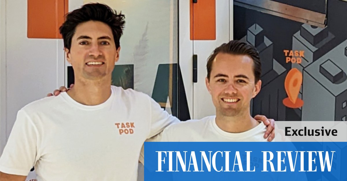 TaskPod founders Adam Morgan, Tyson Gundersen bet you'll work from a tiny cube - Vimarsana News