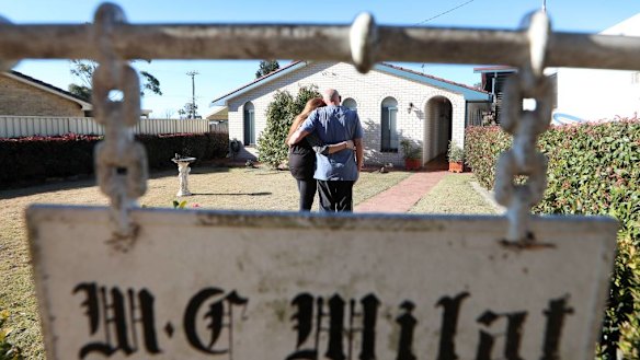 Bill Milat, right, who is Ivan's next of kin, and his wife Carol.