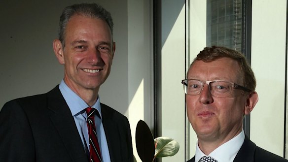 Former Pacific Equity Partners deal maker Anthony Kerwick, pictured on the right beside business partner Rob Koczkar, is giving his Mosman pad a $1.1 million makeover.