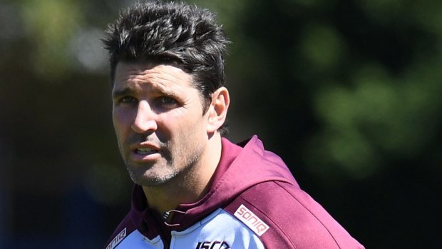 Future shrouded: Trent Barrett has kept the support of the playing group.