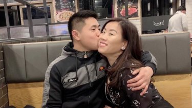 Thomas 'Tommy' Tran and his mother Amy.