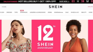 shein and other websites