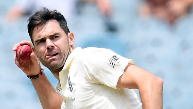 Home comforts: Jimmy Anderson is one likely to benefit from the decision on the balls for the Ashes.