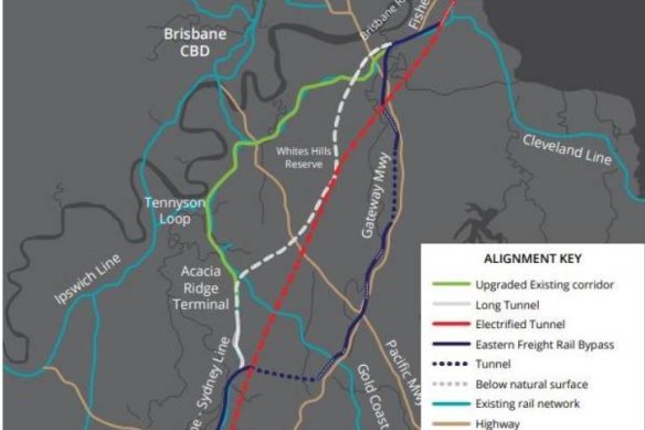 A joint state and federal business case is expected to consider the most effective option to get rail freight from Acacia Ridge to the Port of Brisbane, and any associated impacts.