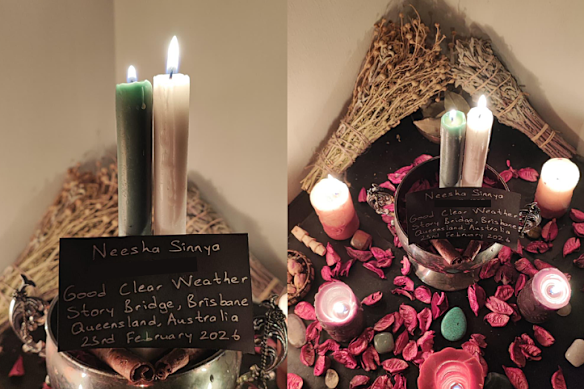 Evidence of the spell invoking clear weather for my Story Bridge climb.