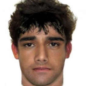 A computer-generated image of the suspect.