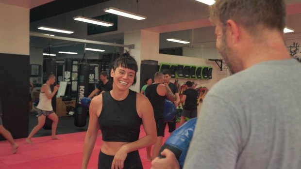 Sorelle Amore signed up for a self-defence class after hearing about women being targets. 